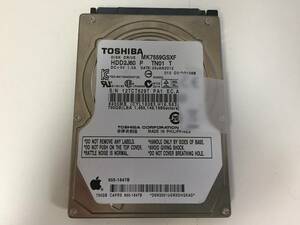 17)正常品 TOSHIBA 2.5インチ HDD 750GB 5400rpm 使用時間 650時間