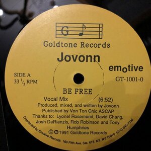 Jovonn / Be Free