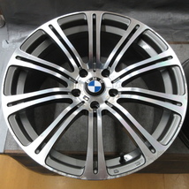 ◆送料無料 A2◆　BMWキャップ付/社外アルミ　19×8.5J+15　19×9.5J+15　5H PCD120　ハブ径φ74　４本　※1ピース/ガンメタ/ポリッシュ系_画像2