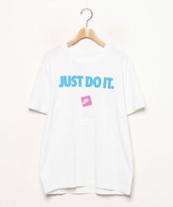 ☆NIKE ナイキ プリント ロゴ デザイン Tシャツ 半袖/メンズ/Ｍ☆白