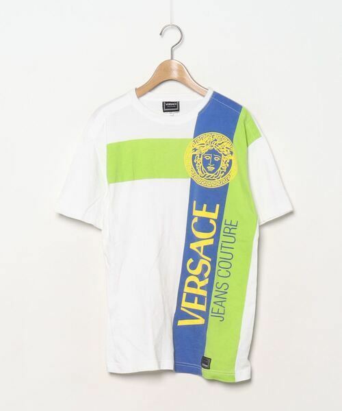 ☆VERSACE ヴェルサーチ プリント ロゴ Tシャツ 半袖/メンズ/XS☆新作完売モデル