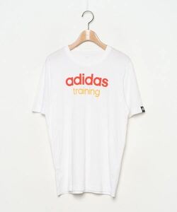 ☆adidas アディダス プリント ロゴ デザイン Tシャツ 半袖/メンズ/M