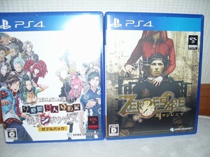 PS4 ZERO ESCAPE 9時間9人9の扉 善人シボウデス ダブルパック+ZERO ESCAPE 刻のジレンマ