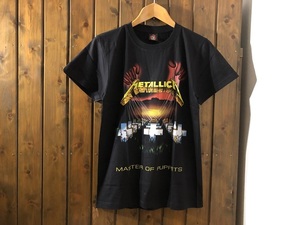 新品★メタリカ　MASTER OF PUPPETS　プリントTシャツ【S】★へヴィメタル/ロックバンド/METALLICA