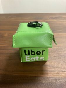 Ubereatsロゴ入り　小物入れミニリュックキーホルダー(緑）