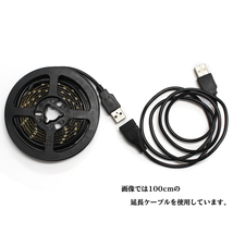 USB 電源 延長 ケーブル データ通信不可 30cm_画像2