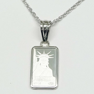  original platinum Liberty in goto pendant / free shipping 