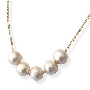  cotton pearl Kiss ka one bead simple pendant 10mm/6 month birthstone pearl 