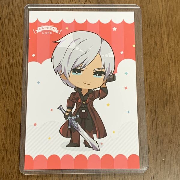 カプコンカフェ「Devil May Cry」シリーズ20周年記念コラボカフェ　デビルメイクライ　ポストカード　ダンテ　DMC4