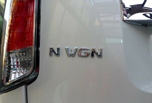 送料込　取り付け例あり　ベンツ風 N-WGN　型式エンブレム NWGN　アルファーベット　カー用品　外装パーツ　カーアクセサリー　車バイク　