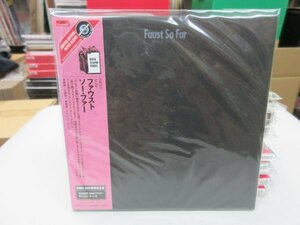 ◇4｜新品未開封！★ CD / 紙ジャケット / 初回5,000枚限定生産盤 ★ Faust（ファウスト）｜（w/OBI）「ソー・ファー」