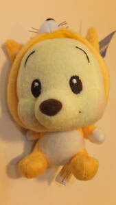 ★DISNEY★Winnie The Pooh Stuffed Plush toy ディズニー　プーさん　ぬいぐるみ　10Cm　USED IN JAPAN　Cute