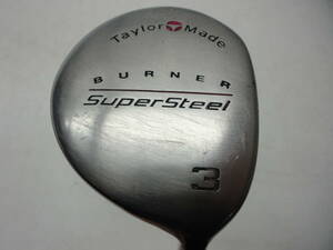 ★即決！★TaylorMade/テーラーメイド★メンズ右打ち用フェアウェイウッド/3番ウッド/3Ｗ★BURNER SuperSteel★BUBBLEシャフト★R★