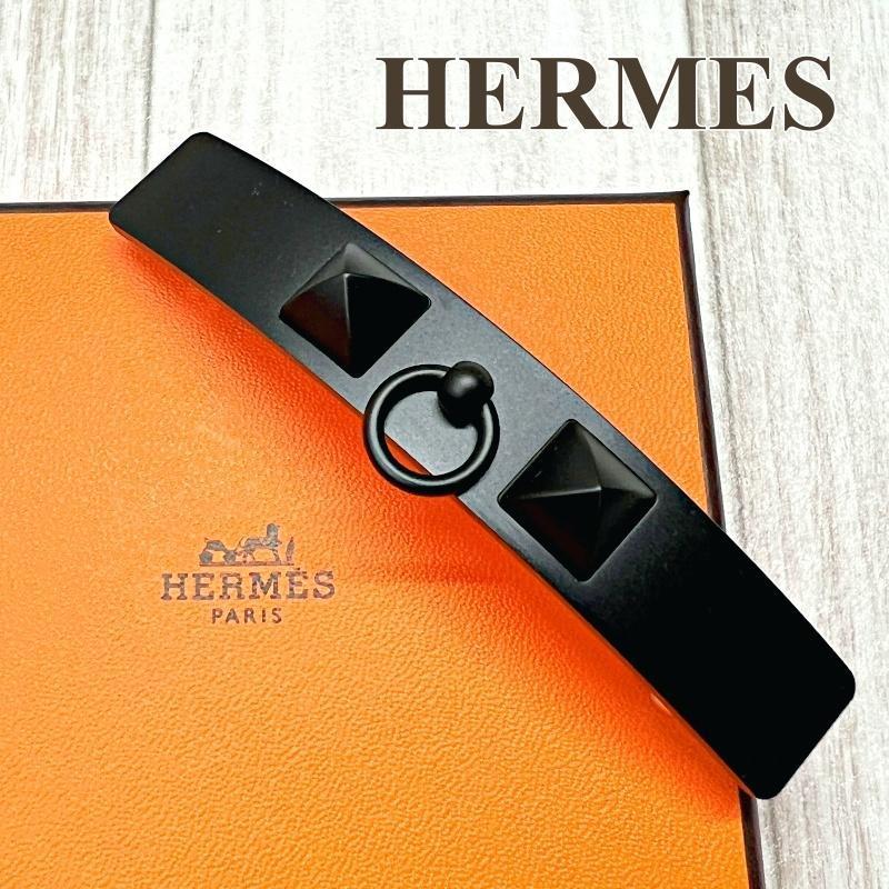 最も エルメス Hermes アイリーンgm バレッタ 髪留め ヘアアクセサリー ヘアピン Raffles Mn