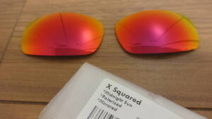 ★オークリー X スクエアード用 カスタム偏光レンズ MIDNIGHT SUN Color Polarized 新品 OAKLEY X Squared
