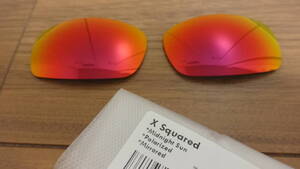 ★オークリー X スクエアード用 カスタム偏光レンズ MIDNIGHT SUN Color Polarized 新品 OAKLEY X Squared 