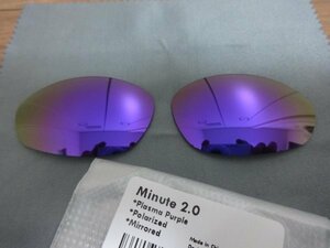 ★オークリー ミニッツ2.0用 カスタム偏光レンズ purple Polarized 新品 minute 2.0 ミニット