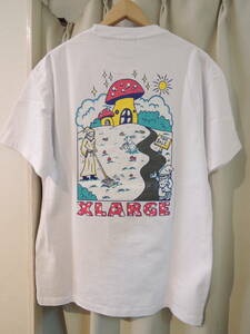 X-LARGE XLarge XLARGE WONDER LAND S/S TEE белый M размер популярный товар стоимость доставки \230~ цена снижена!