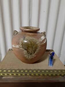  信楽焼　花瓶