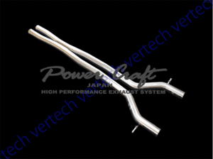 POWERCRAFT PORSCHE パナメーラ ・4（V6）2009.7～2013.3 センターマフラー Xチューブ
