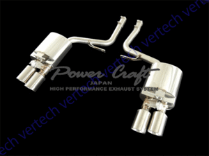 POWERCRAFT PORSCHE パナメーラS・4S (Ｖ8) (V8 TURBO) 2007.3～2013.3 エキゾーストバルブ付 可変マフラー