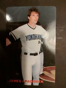 カルビープロ野球カード 91年 No.123 Ｊ・パチョレック 大洋 横浜 1991年 ③ (検索用) レアブロック ショートブロック ホログラム 地方版