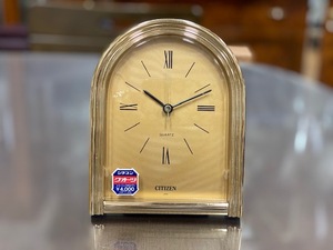 4RG717 CITIZEN シチズン 置時計 クオーツ エマーソン 金色（金色） デッドストック品 未使用品