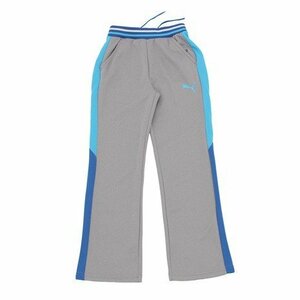 *PUMA girls soft training pants [851154 04 GRY](160) new goods!*