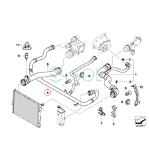 BMW E46 ラジエーター クーラントホース(サブタンク～サーモスタット) 316ti 318i 318Ci 318ti 17127511204 出荷締切18時_画像5