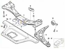 BMW E46 E85 Z4 フロントコントロールアーム ロアアーム 右 318i 320i 323i 325i 328i 330i 2.2i 2.5i 3.0i 3.0si 31126777852 31126774820_画像2