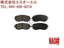 日産 フーガ(Y50 GY50 PNY50 PY50) プリメーラ(P12 TNP12 TP12 WTNP12) リア ブレーキパッド 左右セット AY060-NS045 AY060-NS026_画像1