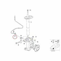 BMW E39 フロント ABSセンサー スピードセンサー 左右共通 525i 528i 540i 34521182159 出荷締切18時_画像2