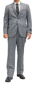 春夏19127134アンジェリコANGELICO シングルスーツ ビジネススーツ メンズスーツ 薄グレー　AB6