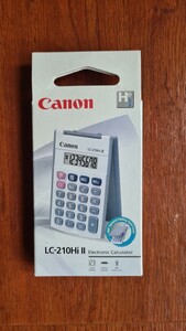 【新品】Canon キャノン ミニ電卓 LC-210Hi II