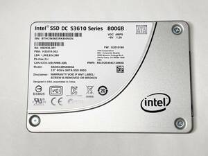 送料無料 Intel SSD DC S3610 800GB HET-MLCチップ SATA 2.5インチ データセンター ②