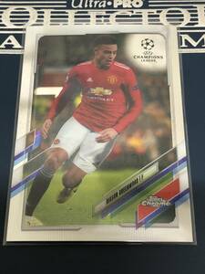 2020-21 Topps Chrome UEFA Champions League Soccer 　 Mason Greenwood Manchester United Base 　カード 