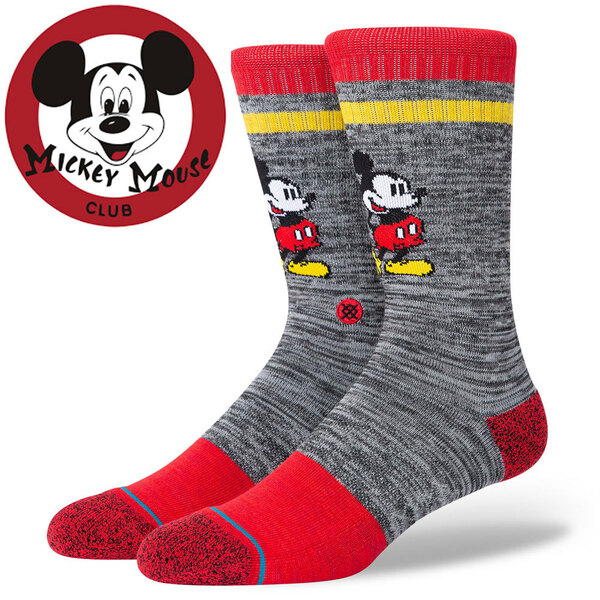 STANCE VINTAGE DISNEY BLACK サイズS ヴィンテージディズニーコレクションモデル インフィニット クルー ソックス 靴下