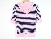 ポロ ラルフローレン ボーダー パーカー 七分丈 カットソー トップス 男の子用 110サイズ 紺ピンク キッズ 子供服 POLO Ralph Lauren_画像2