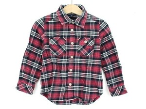 Рубашка East Boy Check рубашка нела с длинным рукавом вышивка American Casual Boy 100 Red и White Kids Kids's Clothing Eastboy