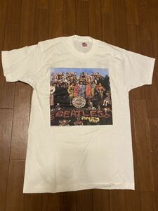 THE BEATLES Sgt. Pepper's Lonely Hearts Club Band Tシャツ L MADE IN USA FRUIT OF THE LOOM ヴィンテージ 90s 1990 ザ・ビートルズ