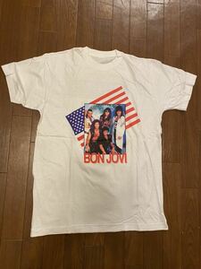 BON JOVI JAPAN TOUR FINAL COUNTDOWN '90-'91 TOKYO DOME Tシャツ L ボン・ジョヴィ ヴィンテージ 90s デヴィッド・ブライアン