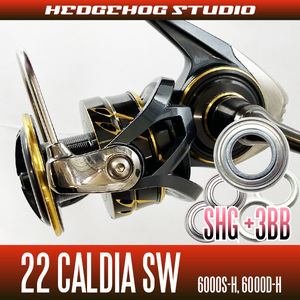 ダイワ 22カルディアSW 6000S-H, 6000D-H用 MAX9BB フルベアリングチューニングキット SHGプレミアムベアリング ヘッジホッグスタジオ /.