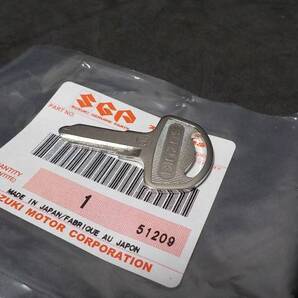 GS400 ブランクキー 純正新品 GT380 RG250 GT750 GT550 GS750 スズキ スペアキー 合鍵