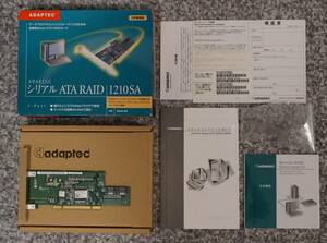 【動作確認済】 ADAPTEC シリアル ATA RAID 1210SA 中古品