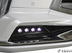 【M's】レクサス LX570 後期 (2015.09-) DOUBLE EIGHT モデリスタ製 フロントハーフ用 LEDアタッチメント 左右 ／／ ダブルエイト LEXUS LX