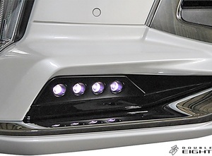 【M's】レクサス 後期 LX570 (2015.09-) DOUBLE EIGHT モデリスタ製 フロントハーフ用 LEDアタッチメント 左右 ／／ ダブルエイト LEXUS LX