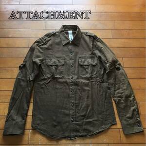 *[ ATTACHIMENT ]* military shirt * size 2* i-329