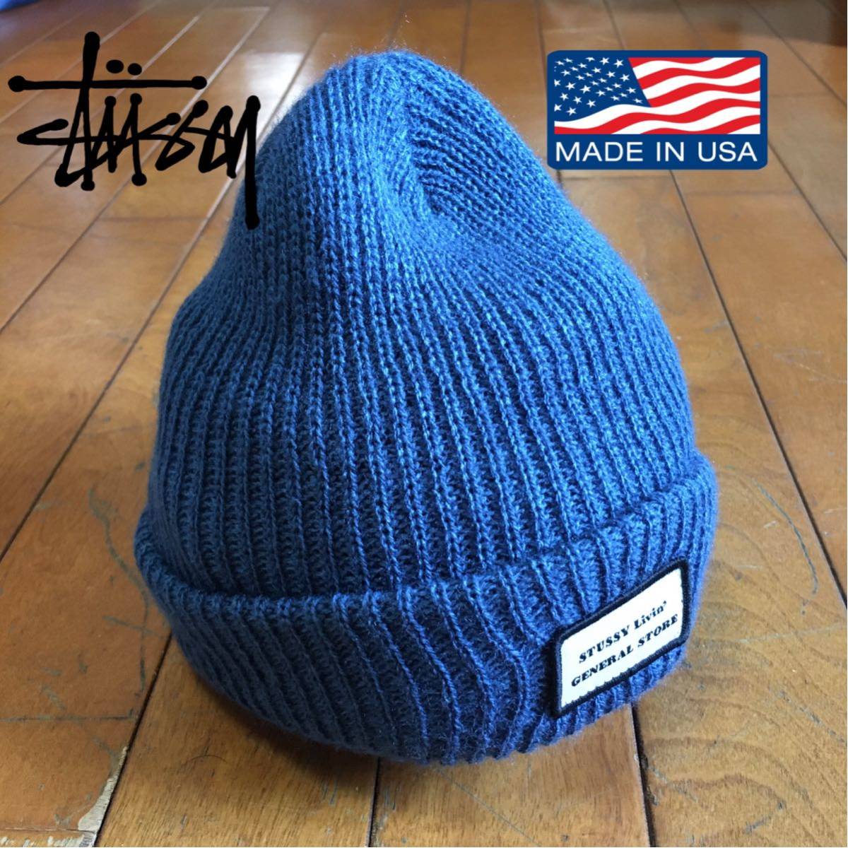 超人気 専門店 Stüssy ステューシー ニット帽 新品未使用 ビーニー USA