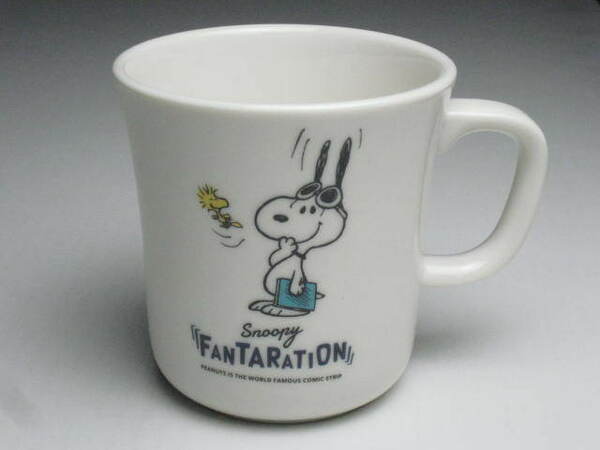 スヌーピー × おもしろサイエンスアート展 SNOOPY FANTARATION スヌーピー・ファンタレーション マグカップ ロゴ 送料無料 ウッドストック