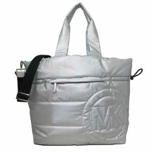  Michael Kors tote bag lady's 35H1S5RT3I SILVER Ray quilting style 2WAY Large tote bag high capacity MICHAEL KORS outlet 